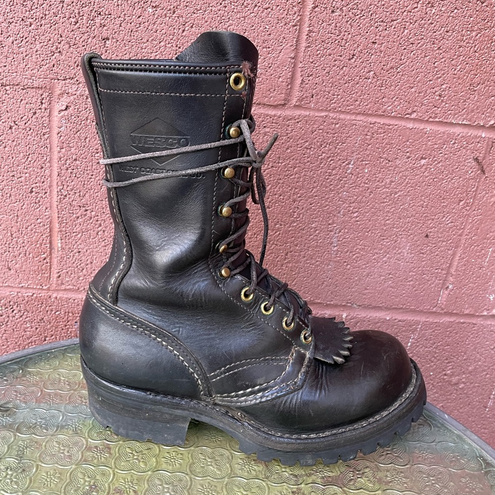 Wesco Vintage 90’s Jobmaster Old Logo Boots 4.5 D